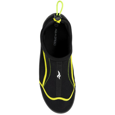 Аквашузи Aqua Speed Aqua Shoe Model 704-78 чорний, жовтий 45 (5908217691699)