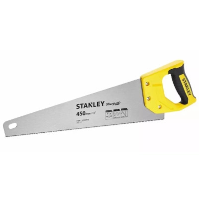 Ножівка Stanley SHARPCUT із загартованими зубами, L=450мм, 11 tpi. (STHT20370-1)