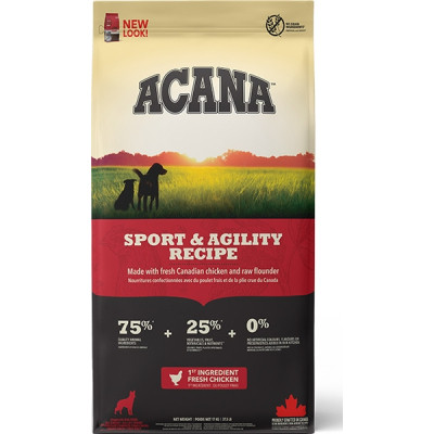 Сухий корм для собак ACANA Sport&amp;Agility Recipe 17 кг (0064992530174)
