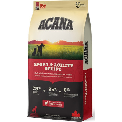 Сухий корм для собак ACANA Sport&amp;Agility Recipe 17 кг (0064992530174)