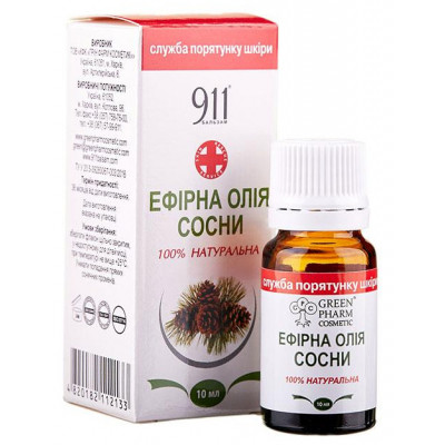 Ефірна олія ГРІН ФАРМ КОСМЕТИК Масло эфирное сосны 10 мл