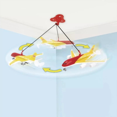 Спецтехніка Dickie Toys Літак з тримачем, функція їзди та польоту 18 см (3342014)