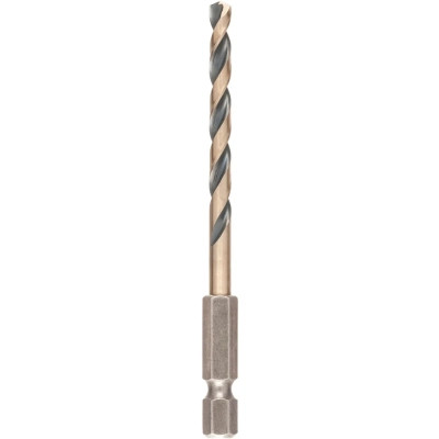 Свердло DeWALT по металу EXTREME IMPACT Black&amp;Gold, HSS-G, 4,5 х 85,5 х 35,6 мм, 1 шт. (DT20605)