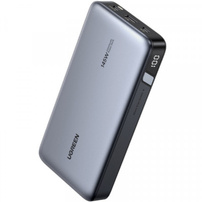 Батарея універсальна Ugreen 25000mAh 145W PD/3.0, QC/3.0, наскр. живл. 65Вт (PB205) (90597A)