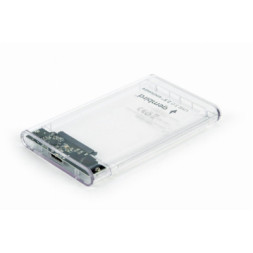 Кишеня зовнішня Gembird 2.5&quot;, USB 3.0, прозрачный (EE2-U3S9-6)