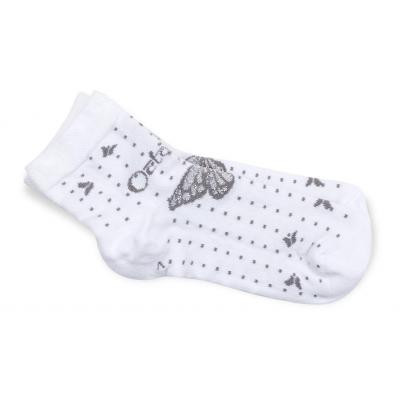 Шкарпетки дитячі UCS Socks з метеликами (M0C0101-1174-5-7G-white)