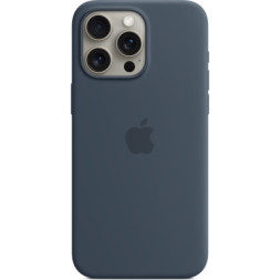 Чохол до мобільного телефона Apple iPhone 15 Pro Max Silicone Case with MagSafe Storm Blue (MT1P3ZM/A)