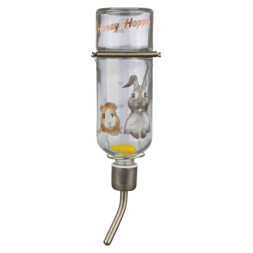 Поїлка для гризунів Trixie Honey &amp; Hopper 250 мл (скло) (4011905604466)