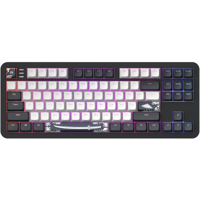Клавіатура Dark Project ALU87 Bushido ABS RGB Mech G3MS Moonstone Black/White (DPKB_BUSHIDO_87_ANSI_UA)