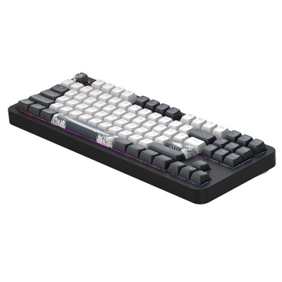Клавіатура Dark Project ALU87 Bushido ABS RGB Mech G3MS Moonstone Black/White (DPKB_BUSHIDO_87_ANSI_UA)