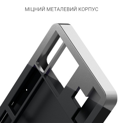 Клавіатура Dark Project ALU87 Bushido ABS RGB Mech G3MS Moonstone Black/White (DPKB_BUSHIDO_87_ANSI_UA)