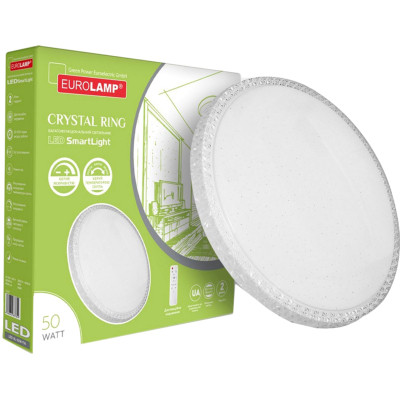 Світильник Eurolamp Crystal Ring T15 50W 3000K-6500K (LED-SL-50W-T15)