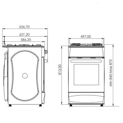 Плита Grunhelm G4F5600W