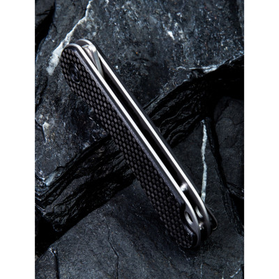 Ніж Civivi Elementum, Damascus, Carbon Fiber/G10 (C907DS)
