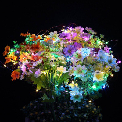 Гірлянда ColorWay Роса LED 50 5 м 8 функцій різнокольорова USB (CW-G-50L5NUMC)