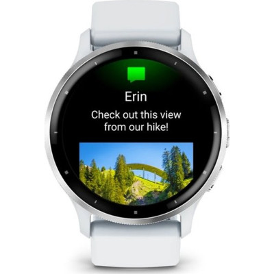 Смарт-годинник Garmin Venu 3, Whitestone + Passivated, GPS (010-02784-00)