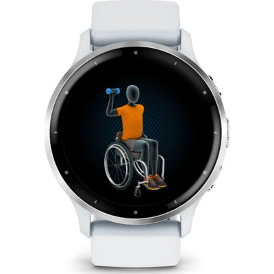 Смарт-годинник Garmin Venu 3, Whitestone + Passivated, GPS (010-02784-00)