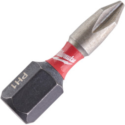 Набір біт Milwaukee SHOCKWAVE, PH1, 25мм, 2шт (4932430850)