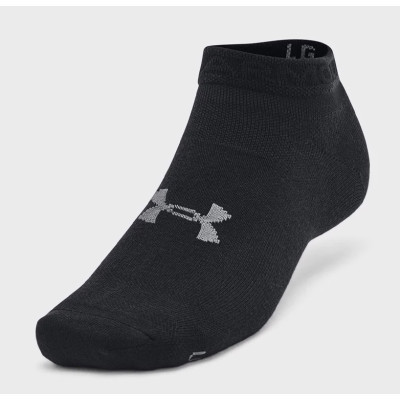 Шкарпетки Under Armour 1382958-001 Essential Low Cut 3 пари чорний MD (196885591976)
