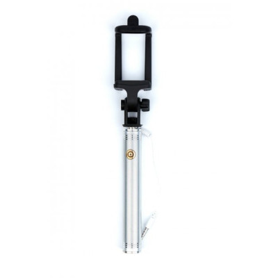 Монопод для селфі Grand-X Metallic Jack 3,5 U-крепление 170-750мм Silver (MPGJMS)
