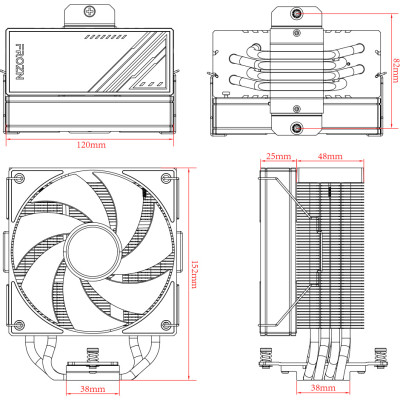 Кулер до процесора ID-Cooling FROZN A410 Black