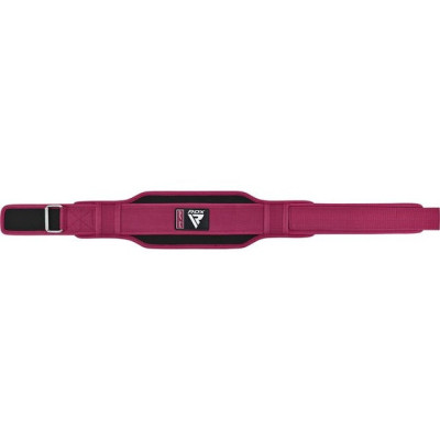 Атлетичний пояс RDX RX5 Double Belt неопреновий Pink XS (WBD-RX5P-XS)