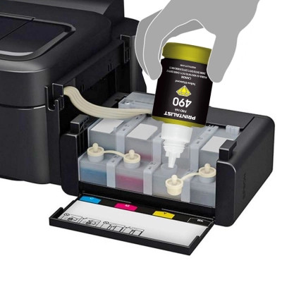 Чорнило Printalist Canon GI-490 для G3400 4х140г BP/C/M/Y SET Pigm/Water. (PL490SET4)