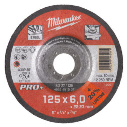 Круг зачистний Milwaukee по металу, SG 27/125х6 PRO+, 125 мм (4932451502)