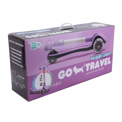 Самокат GO Travel складаний Ліловий (LS308PP)