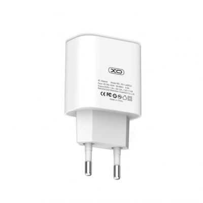 Зарядний пристрій XO L40 PD/3A/18W white + cable Lightning White (L40i-WH)