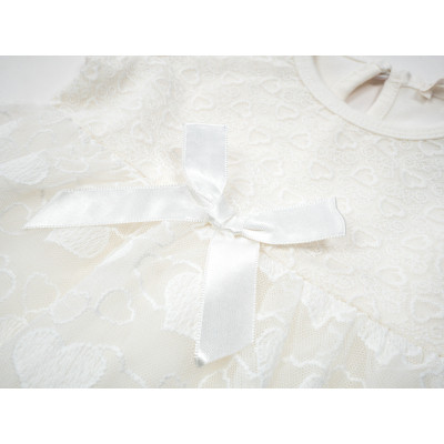 Плаття дитяче Breeze з сердечками (14581-104G-cream)