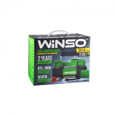 Автомобільний компресор WINSO 10 Атм, 85 л/хв (125000)