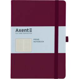 Блокнот Axent Partner 145 х 210 96 аркушів клітина Винний (8305-46-A)