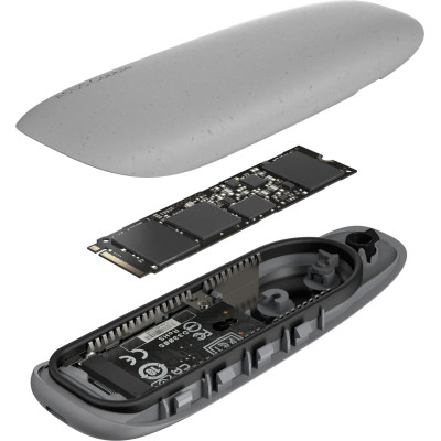Кишеня зовнішня ASUS SSD PCIe NVMe M.2 2230/2242/2260/2280 USB Type-C 3.2 Gen 2x1 grey (90DD02R6-M09000)