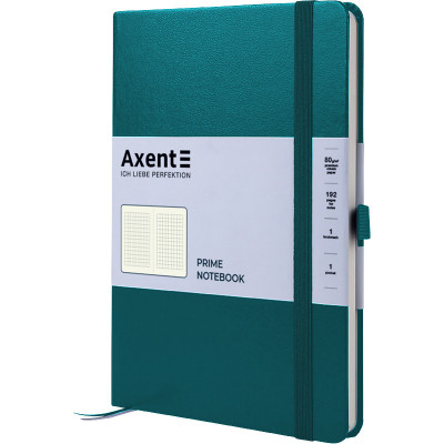 Блокнот Axent Partner Prime 145х210 мм A5 96 аркушів у клітинка Малахіт (8305-31-A)