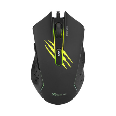 Мишка Xtrike ME GM-203 Сolors-LED USB Black (GM-203)
