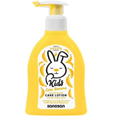 Лосьйон для дітей Sanosan Kids Банан зволожуючий 200 мл (4003583207336)