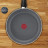 Сковорода Tefal Hard Stone 20 см, алюміній, бакеліт, сірий (D4560253)