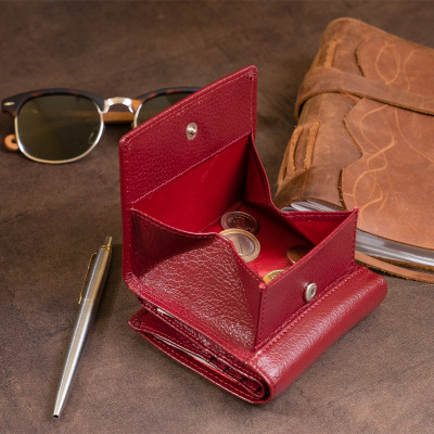 Гаманець ST Leather Бордовий (19257)