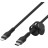 Дата кабель USB-С to Lightning 1.0m BRAIDED SILICONE black Belkin (CAA011BT1MBK)