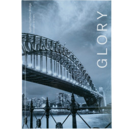 Книга записна Axent Glory А4 у твердій обкладинці 96 аркуші клітинка (8422-566-A)