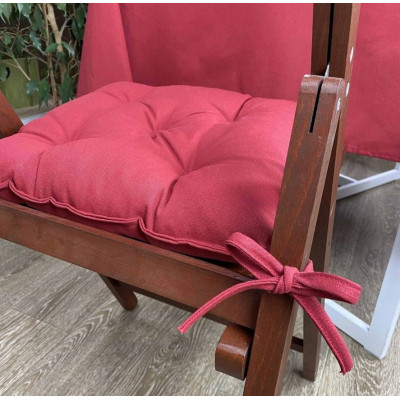 Подушка на стілець Прованс Бордо 40х40 (4823093430044)