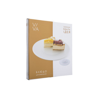 Тортівниця Viva Sweet на нiжцi поворотна 30 см (S3012/2)