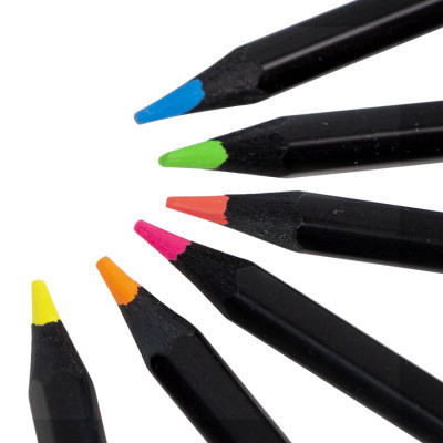 Олівці кольорові Bruynzeel EXPRESSION NEON, 6 кольорів (8712079468408)