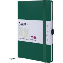 Тижневик Axent датований 2025 Prime Strong 145х210 мм, зелений ліс (8507-25-61-A)