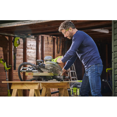 Торцювальна пила Ryobi ONE+ НР RMS18254X-0 18В з протяжкою, диск 254мм, (без АКБ та ЗП) (5133005736)