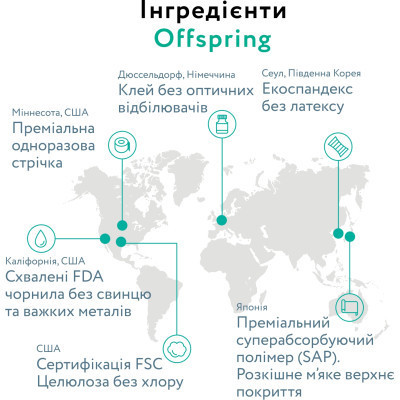 Підгузки Offspring трусики Розмір XXL (15-23 кг) 24 шт, Підводний світ (9355465009077) (DP-OI-FAP-XXL24P-AQT)