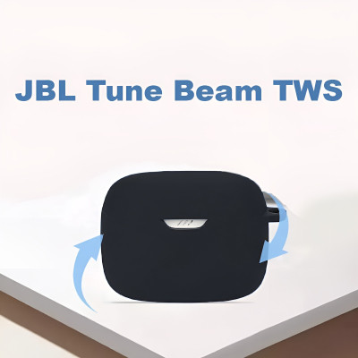 Чохол для навушників BeCover Silicon для JBL Tune Beam TWS Black (710187)