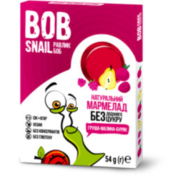 Мармелад Bob Snail Малина-Буряк 54г (4820219341154)