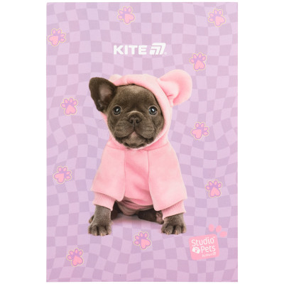 Блокнот Kite Studio Pets A5, 50 аркушів, клітинка (SP25-194)
